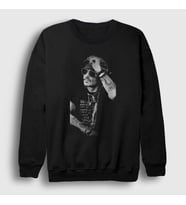 Presmono Unisex Siyah Poster Johnny Depp Sweatshirt 325898tt