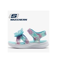 Skechers Jumpsters Sandal-Butterfly Brites 303109L-AQMT Işıklı Ortopedik Çocuk Sandalet