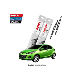 Mazda 2 2008 Model Silecek Takımı Bosch Eco (telli)