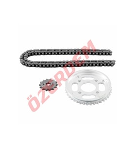 Cbf 150 Uyumlu Ön-Arka Dişli Zincir Set O-Ringli 15-42T Rmg