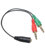 Kulaklık Mikrofon Ayırıcı Aparat 3.5mm Headphone Mic Audio