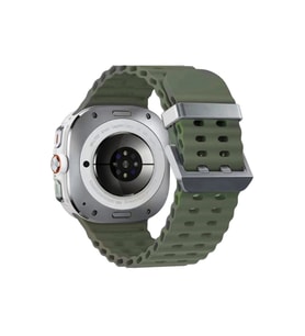 Uray store Watch 7 Ultra KR417 Rug Silikon Kordon - Koyu Yeşil