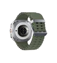 Uray store Watch 7 Ultra KR417 Rug Silikon Kordon - Koyu Yeşil