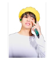 Bts V Tablo Ahşap Poster Dekoratif Kod5803