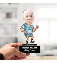 Kişiye Özel Emekli Babam Karikatürlü Biblo
