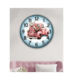 bilge Tasarım retro Duvar Saati 40 x 40 CM (Karışık)