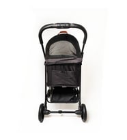 Zampa Albon Kedi Köpek Arabası Siyah LD02-B 53x77x100 Cm - Katlanabilir, Konforlu ve Güvenli Taşıma (20 KG’ye Kadar)
