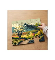 Ormanda Ağaçlar-Doğa Tasarımlı 24 Parça Ahşap Çocuk Puzzle MPK1089