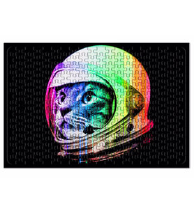 Astronot Cat Kedi Puzzle 240 Parça Yapboz