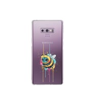 Samsung Galaxy Note 9 ile uyumlu Splash arı tasarımlı şeffaf silikon kılıf