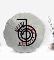 BK Gift Kişiye Özel İsimli Reiki Uzmanı Tasarımlı Dekoratif Kırlent Yastık-1