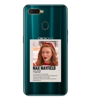 Oppo A5S/AX7/A12 Uyumlu Stranger Things Max Mayfield Desenli Şeffaf Telefon Kılıfı