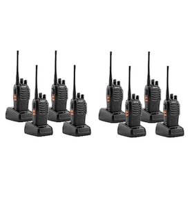 8 adet baofeng BF-999s telsiz seti siyah renk baofeng telsiz 8 adet set baofeng BF-888s el telsizi bf-888s bf-999s zt-v68 Telsiz Walkie Talkie + (KULAKLIK HEDİYELİ)