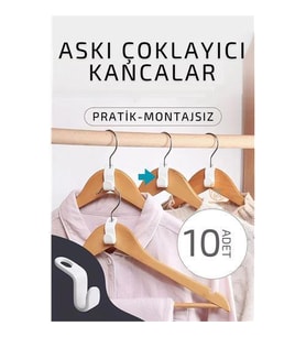 TransForMacion Askı Çoklayıcı Kanca 10 ADET 720805