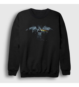 Presmono Unisex Siyah Eagle Pink Floyd Sweatshirt 76440tt