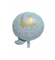 Hello Babyt Folyo Balon (Mavi)