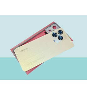 Tkgz - Oppo Realme C53 FULL KASA Arka Kapak Batarya Kapağı - GOLD