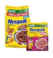 Nesquik Tahıl Gevreği 1200 gr ve Çilektop 310 gr 2 li Paket
