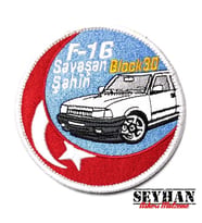 F-16 SAVAŞAN ŞAHİN PEÇ - Arma - Askeri Patch