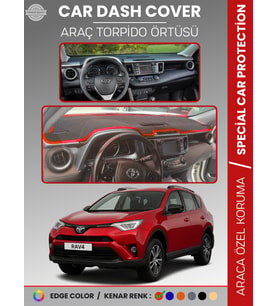 TOYOTA RAV4 XA40 (2013-2018) Torpido Örtüsü Panel Halısı Torpido Koruma Tam Uyum UV Koruma Kaymaz