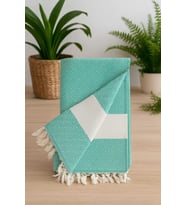 Bohem Tarz Asorti Elmas Peştemal Havlu – 90x150 cm, %100 Pamuk, Unisex Kullanım