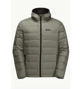 Jack Wolfskin Ather Down Hoody Erkek Kaztüyü Mont 1207671-A0029 (Gri)