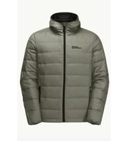 Jack Wolfskin Ather Down Hoody Erkek Kaztüyü Mont 1207671-A0029 (Gri)