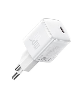 Baseus CCXF000302 30W USB-C Beyaz Şarj Adaptörü