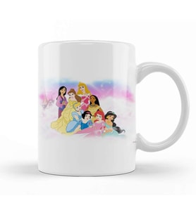 Disney Princesses Are Humans After All Kupa Bardak Porselen