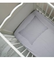 60x120 Lastikli Ranforce Bebek Çarşaf Takımı - Gri