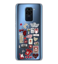 Xiaomi Redmi NOTE 9 Uyumlu Lana Del Rey Sticker Tasarımlı Şeffaf Telefon Kılıfı