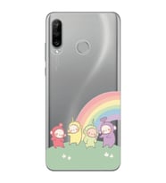 Huawei P30 Lite Uyumlu Teletubbies Desenli Şeffaf Telefon Kılıfı