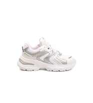 Ayakmod Bej Bağcıklı Kalın Taban Hafif Kadın Sneaker 2318 G (Beyaz)