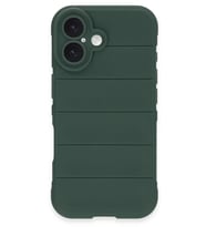 Newface Apple iPhone 16 Plus Kılıf Optimum Silikon - Koyu Yeşil