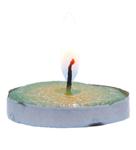 Tea Lights Yeşil Mum 5 Li 1 Paket