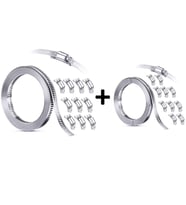 Yate10 Şerit Kelepçe Set (300cm Şerit 20 Adet Kelepçe)