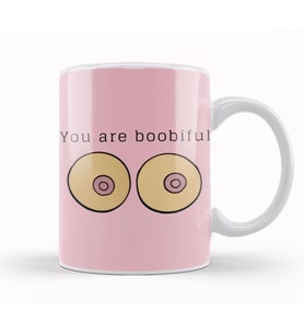 You Are Boobiful Boobs Job Kupa Bardak Porselen