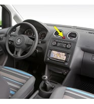 VW Caddy 2011-2015 Kırmızı Üçgen Dörtlü Flaşör Düğmesi 1T0953509B