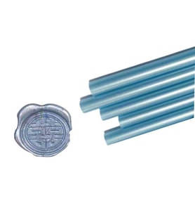 Mühür Mumu Çubuk Sıcak Tutkal 7mm x 20cm 6 lı Metalik Pastel Mavi