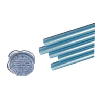 Mühür Mumu Çubuk Sıcak Tutkal 7mm x 20cm 6 lı Metalik Pastel Mavi