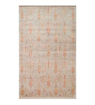 Hoom Rugs Nepal ZR 08 Yün Viskon Tensel Beige Autumn Otantik Modern Uşak Halısı (Bej)