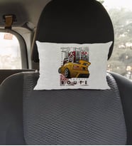 BK Gift Tokyo Route Tasarımlı Dikdörtgen Araç Koltuk Yastığı-1