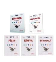 Limit TYT Türkçe Matematik Fizik Kimya ve Biyoloji Soru Bankası Seti 5 Kitap