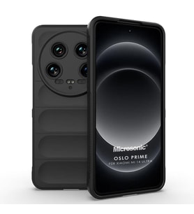 Microsonic Xiaomi Mi 14 Ultra Kılıf Oslo Prime Siyah (Siyah)