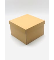23x23x15 Kraft Çok Amaçlı Kutu Karton Kutu Pasta Kutusu (10 Adet)