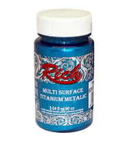 Rich Multi Surface Titanium Metalik Boya 90 cc. 2566 BODRUM MAVİ 
