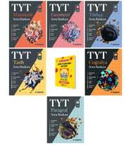 TYT Matematik Geometri Türkçe Tarih Coğrafya ve Paragraf 6lı Soru Bankaları Set