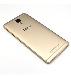 Casper Via A1 Plus Arka Kapak Batarya Pil Kapağı Tuşsuz (Gold)