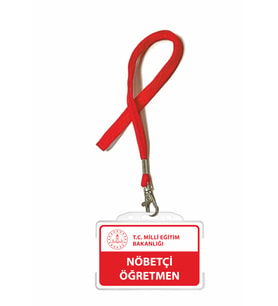 KARTSAN Milli Eğitim Kurumlarına Uygun Nöbetçi Öğretmen Kartı Set