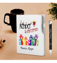 Kişiye Özel Rehper Öğretmeni Ajanda & Kalem Seti
